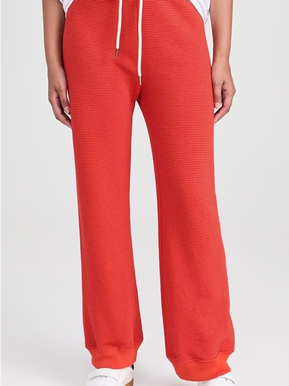 THE GREAT. The Lantern Pant Sweatpants in Red Stripe Sz 3 (Women’s Large)